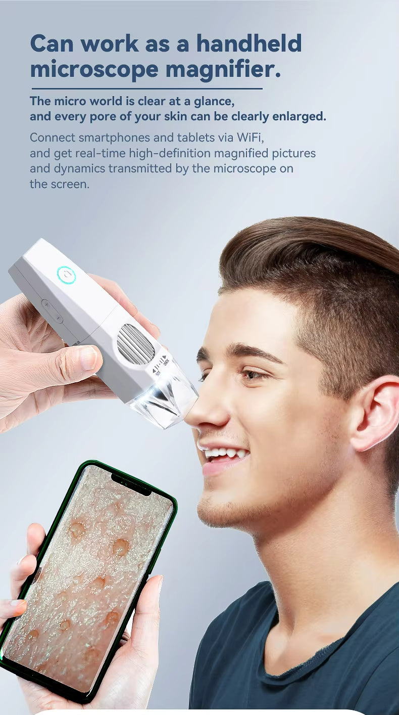 1080p 2m 8 Led Usb Wifi Microscope Digital Small Wireless Portable Digital Microscope for Electronics Pcb Mobile Phone Repair