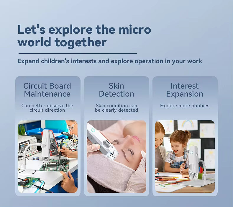 1080p 2m 8 Led Usb Wifi Microscope Digital Small Wireless Portable Digital Microscope for Electronics Pcb Mobile Phone Repair