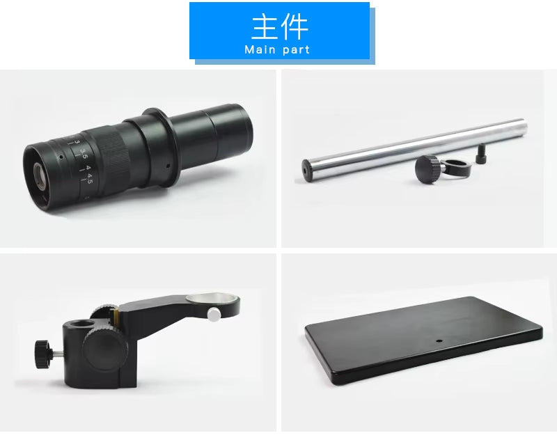 10A Digital C Mount 7X-180X Monocular Industrial Microscope