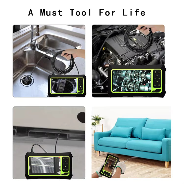 10M Single Lens Waterproof 4.3 Inch LCD Screen Snake Camera Digital Borescope Inspection Camera Industrial Endoscope