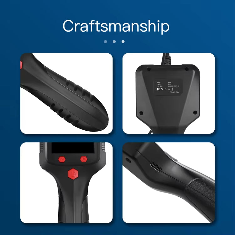 2.4 Inch Industry Endoscope Screen 1080p USB Handheld Digital Endoscope Inspection Camera With Rigid Cable