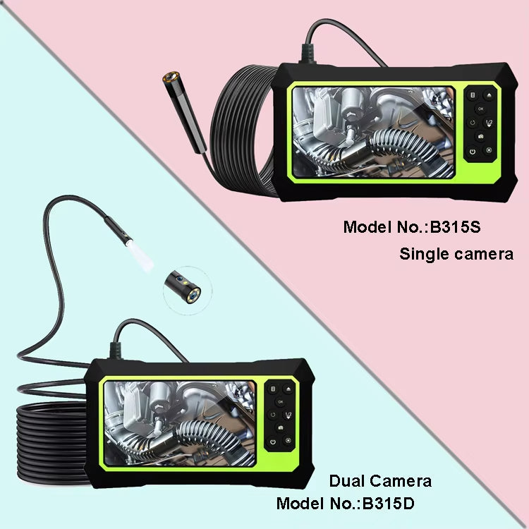 10M Single Lens Waterproof 4.3 Inch LCD Screen Snake Camera Digital Borescope Inspection Camera Industrial Endoscope