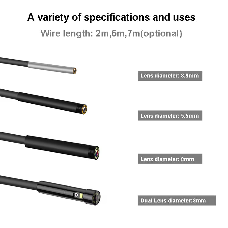 10M Single Lens Waterproof 4.3 Inch LCD Screen Snake Camera Digital Borescope Inspection Camera Industrial Endoscope