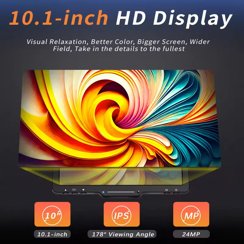 10.1\" 1080P IPS Monitor 24 MP Digital Microscope with 1000X 1500X 2500X Zoom 3 Lens Real Photo for Mobile Repair PCB Soldering