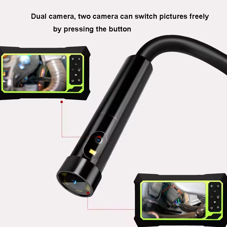 10M Single Lens Waterproof 4.3 Inch LCD Screen Snake Camera Digital Borescope Inspection Camera Industrial Endoscope