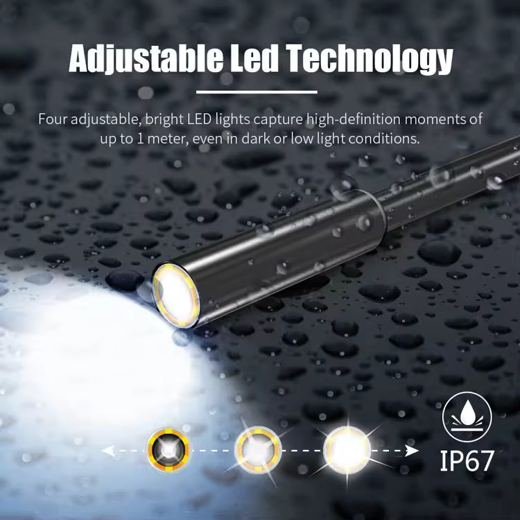 10M Single Lens Waterproof 4.3 Inch LCD Screen Snake Camera Digital Borescope Inspection Camera Industrial Endoscope